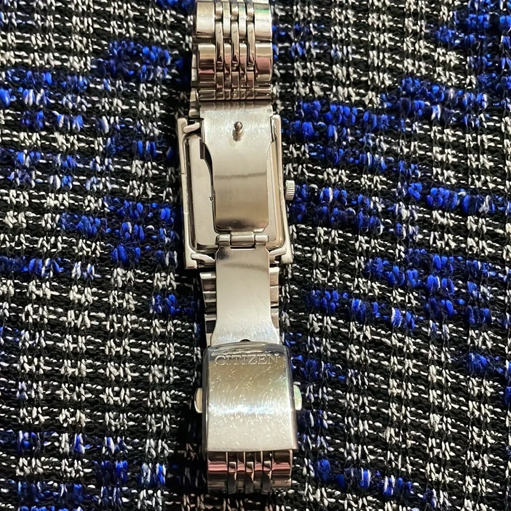 Citizen black dial stainless steel strap watch - Picture 6 of 8